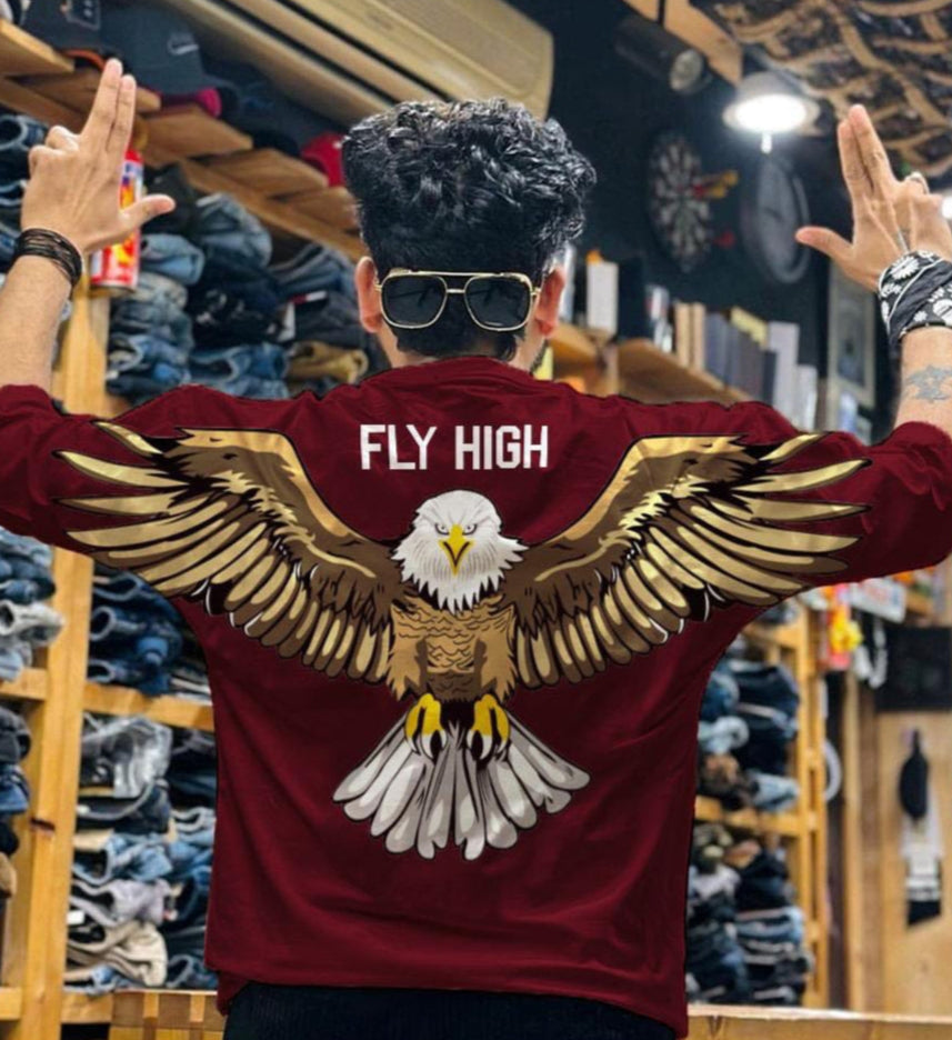 EAGLE PRINTED  HOODIE  FOR BOYS