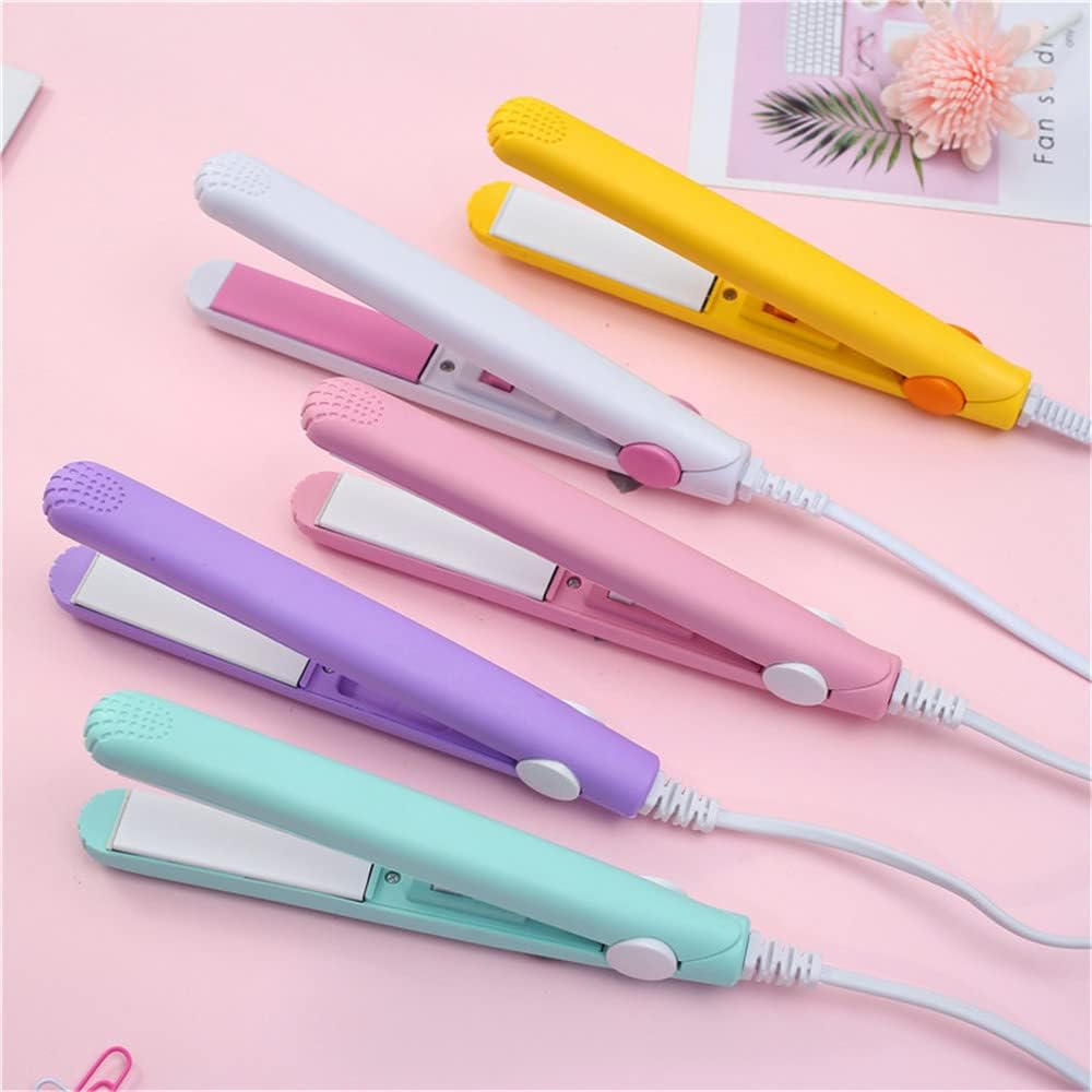 Electric Unisex Mini Ceramic Hair Straightener and Curling Clip