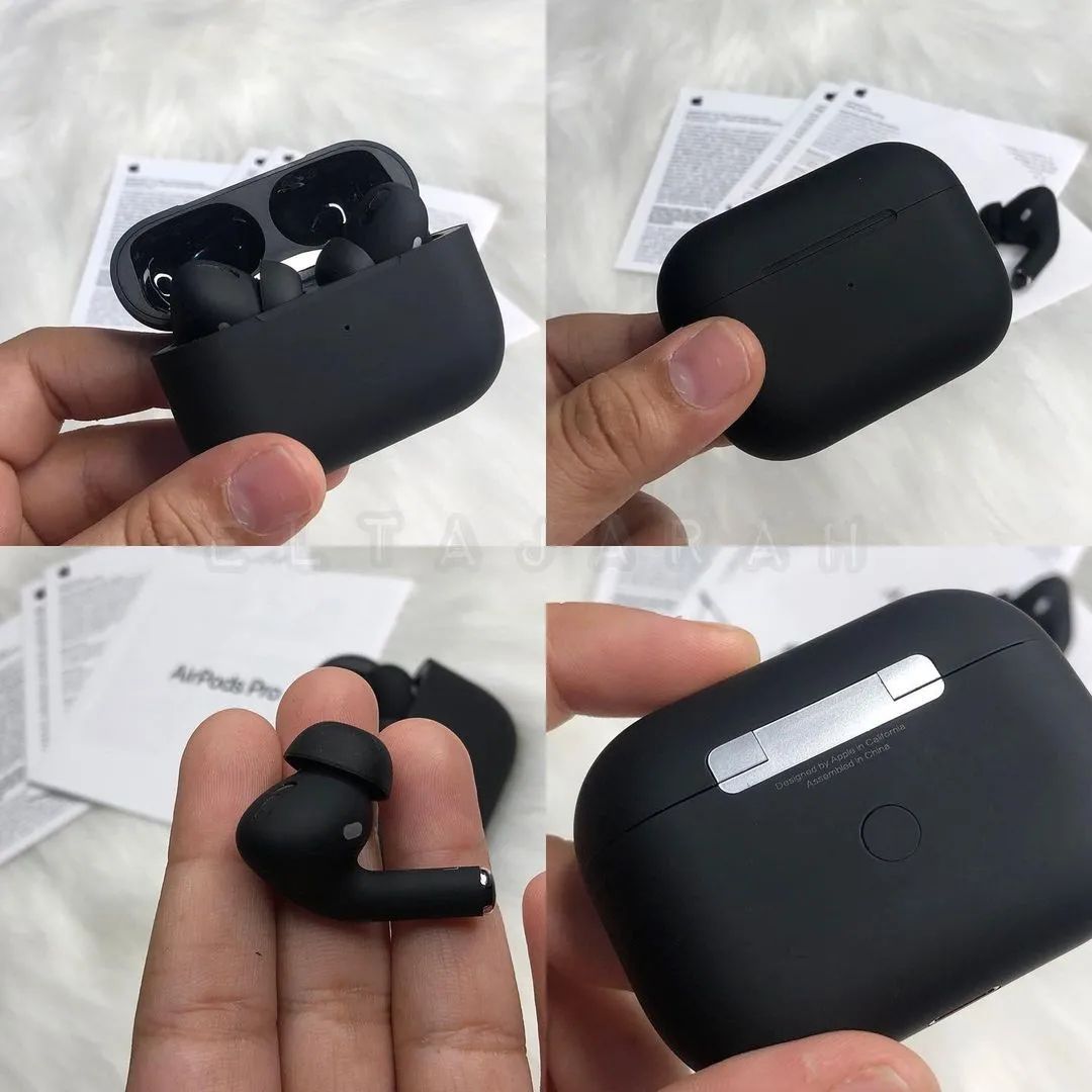 Air pods Pro Wireless Bluetooth Earbud Apple Copy  (Black)