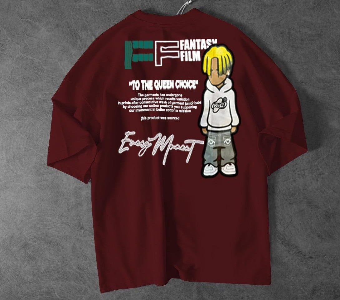 Fanatasy Film Drop Shoulder tshirt