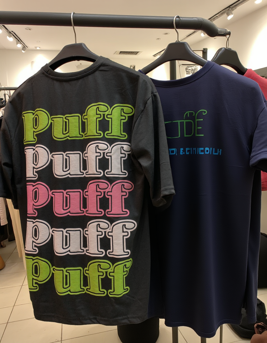 PUFF PRINTED T-SHIRT